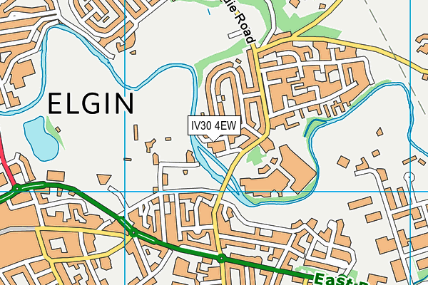 IV30 4EW map - OS VectorMap District (Ordnance Survey)
