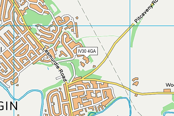 IV30 4GA map - OS VectorMap District (Ordnance Survey)
