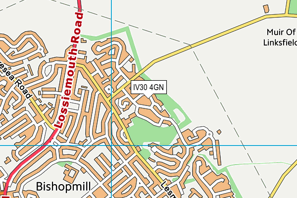 IV30 4GN map - OS VectorMap District (Ordnance Survey)