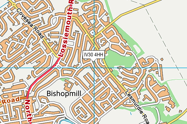 IV30 4HH map - OS VectorMap District (Ordnance Survey)