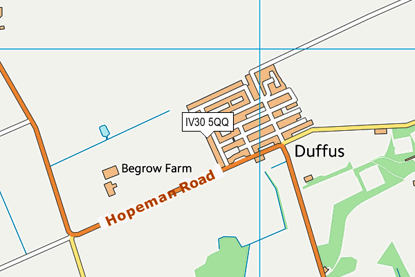 IV30 5QQ map - OS VectorMap District (Ordnance Survey)