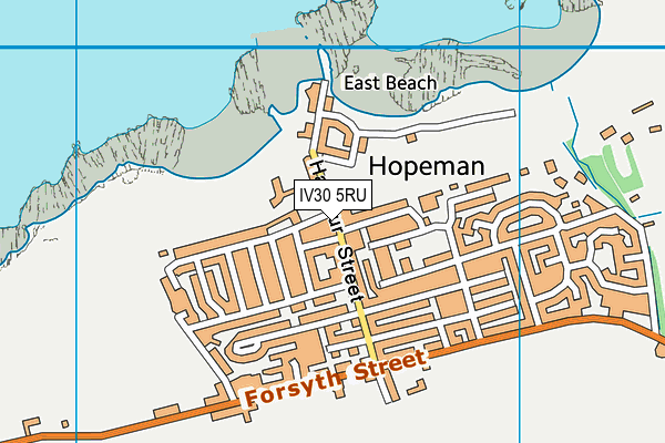 Map of HOPEMAN STORES LTD at district scale