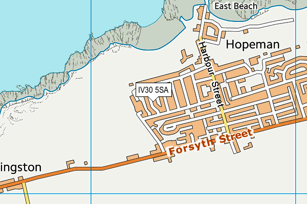 IV30 5SA map - OS VectorMap District (Ordnance Survey)