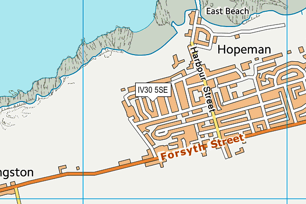 IV30 5SE map - OS VectorMap District (Ordnance Survey)