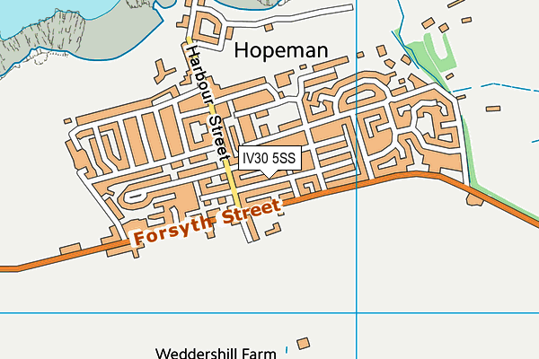 IV30 5SS map - OS VectorMap District (Ordnance Survey)