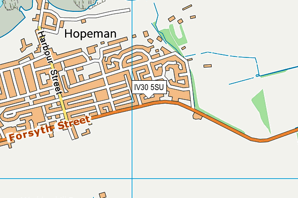 IV30 5SU map - OS VectorMap District (Ordnance Survey)