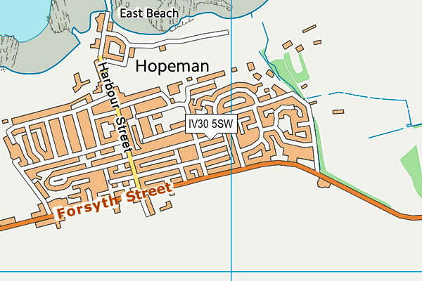 IV30 5SW map - OS VectorMap District (Ordnance Survey)