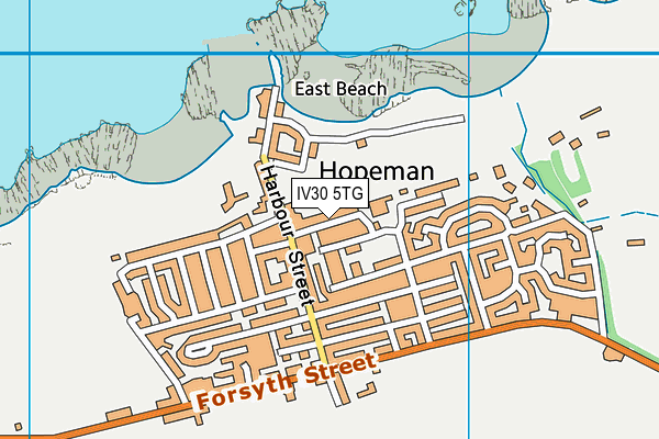 IV30 5TG map - OS VectorMap District (Ordnance Survey)