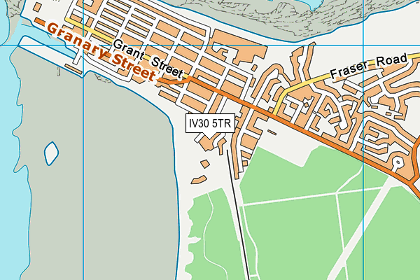 IV30 5TR map - OS VectorMap District (Ordnance Survey)