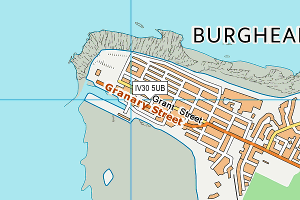 IV30 5UB map - OS VectorMap District (Ordnance Survey)