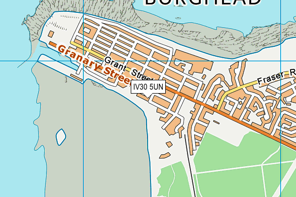IV30 5UN map - OS VectorMap District (Ordnance Survey)