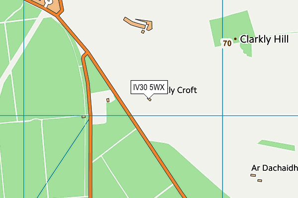 IV30 5WX map - OS VectorMap District (Ordnance Survey)