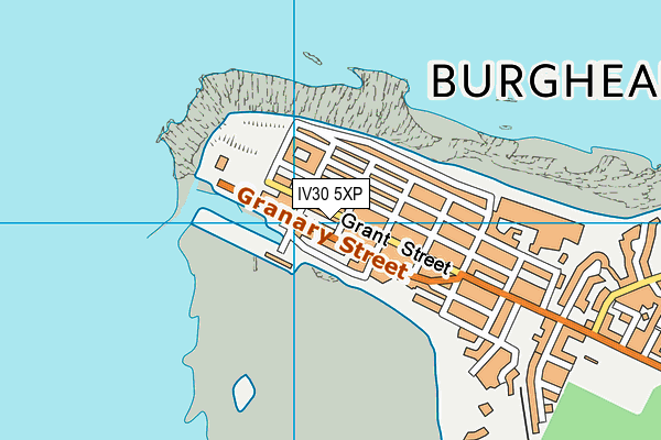 IV30 5XP map - OS VectorMap District (Ordnance Survey)