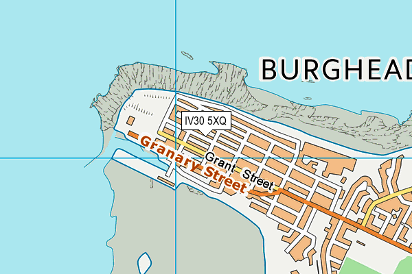 IV30 5XQ map - OS VectorMap District (Ordnance Survey)