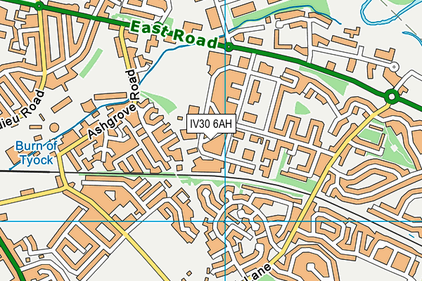 Map of GEORGE INNES BUILDERS (ELGIN) LIMITED at district scale