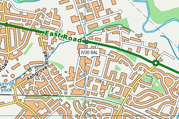 IV30 6AL map - OS VectorMap District (Ordnance Survey)