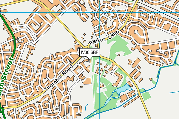 IV30 6BF map - OS VectorMap District (Ordnance Survey)