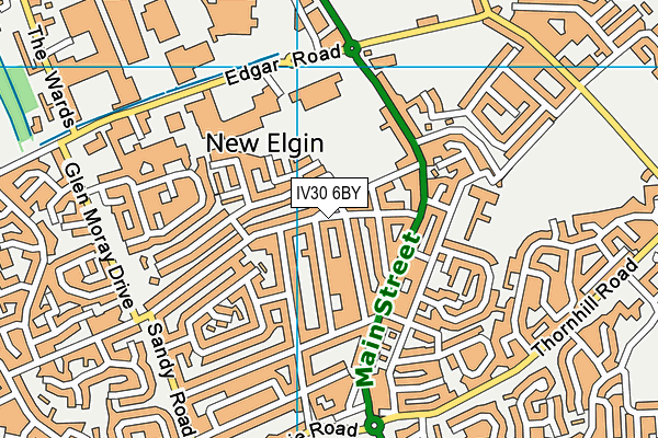 Map of ELGIN GARDEN LTD at district scale