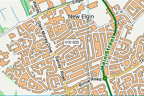 Map of WEBSTER BROWN LTD at district scale