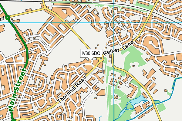 IV30 6DQ map - OS VectorMap District (Ordnance Survey)