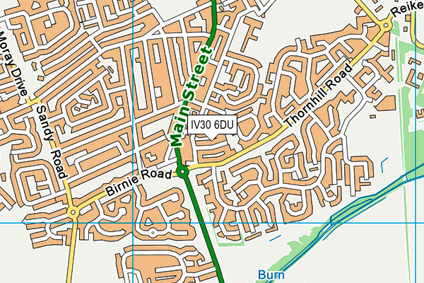 IV30 6DU map - OS VectorMap District (Ordnance Survey)