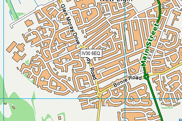 IV30 6EQ map - OS VectorMap District (Ordnance Survey)