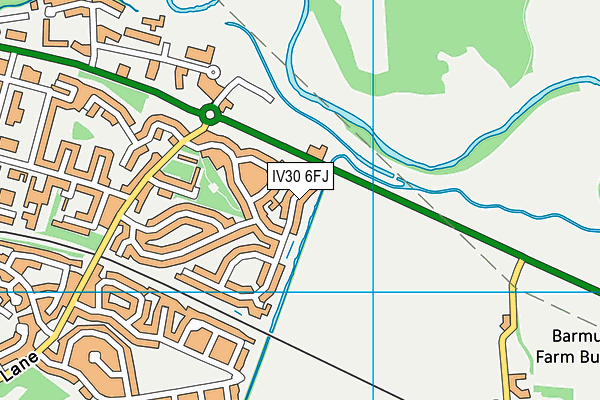 IV30 6FJ map - OS VectorMap District (Ordnance Survey)
