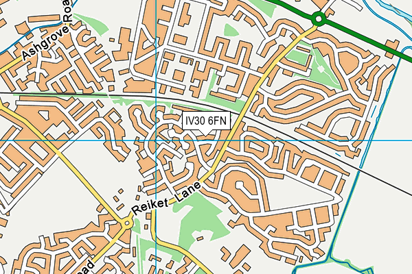 IV30 6FN map - OS VectorMap District (Ordnance Survey)