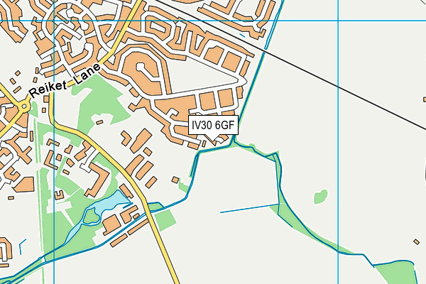 IV30 6GF map - OS VectorMap District (Ordnance Survey)
