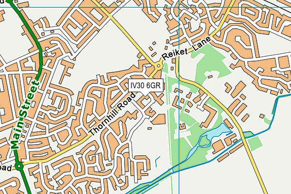 IV30 6GR map - OS VectorMap District (Ordnance Survey)