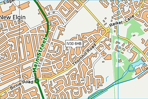 IV30 6HB map - OS VectorMap District (Ordnance Survey)
