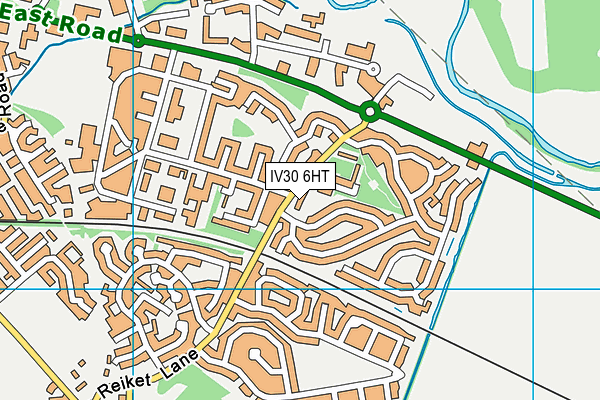 IV30 6HT map - OS VectorMap District (Ordnance Survey)