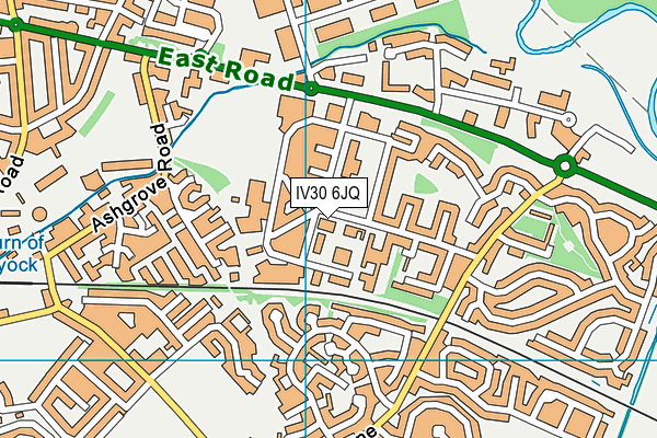 IV30 6JQ map - OS VectorMap District (Ordnance Survey)