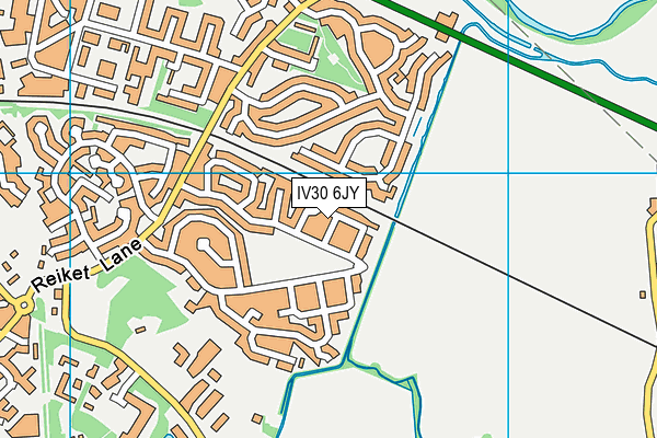 IV30 6JY map - OS VectorMap District (Ordnance Survey)