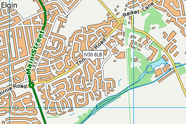 IV30 6LB map - OS VectorMap District (Ordnance Survey)