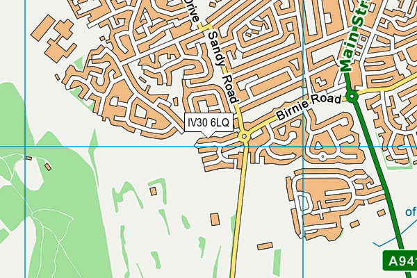 IV30 6LQ map - OS VectorMap District (Ordnance Survey)