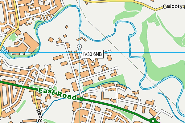 IV30 6NB map - OS VectorMap District (Ordnance Survey)