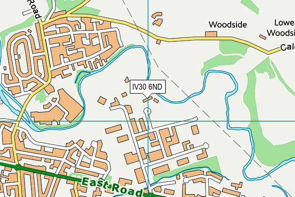 IV30 6ND map - OS VectorMap District (Ordnance Survey)