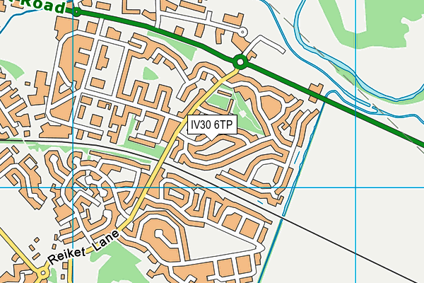 IV30 6TP map - OS VectorMap District (Ordnance Survey)
