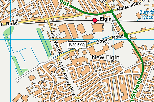 Map of EDGAR ROAD GARAGE & VEHICLE SALES LTD at district scale