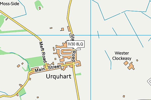 IV30 8LQ map - OS VectorMap District (Ordnance Survey)