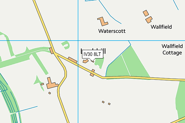 IV30 8LT map - OS VectorMap District (Ordnance Survey)
