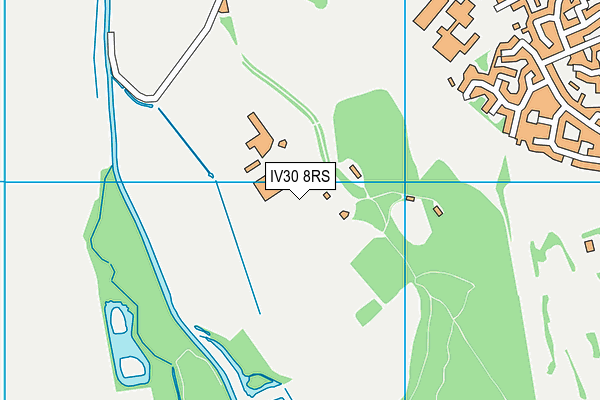 IV30 8RS map - OS VectorMap District (Ordnance Survey)