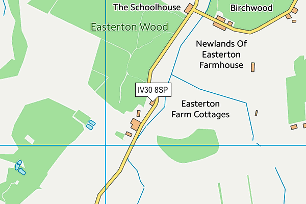 IV30 8SP map - OS VectorMap District (Ordnance Survey)