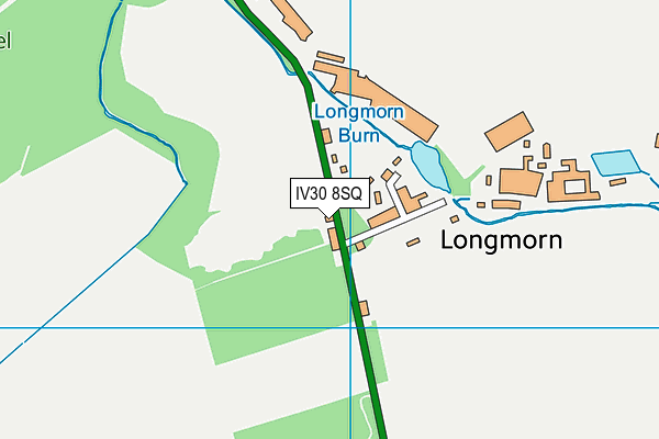 IV30 8SQ map - OS VectorMap District (Ordnance Survey)