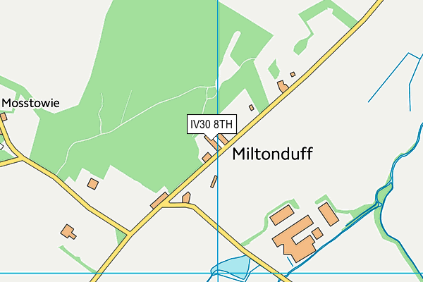 IV30 8TH map - OS VectorMap District (Ordnance Survey)