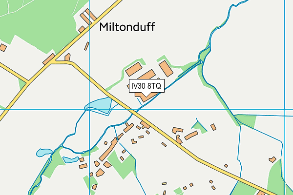 IV30 8TQ map - OS VectorMap District (Ordnance Survey)