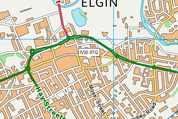 IV30 9TQ map - OS VectorMap District (Ordnance Survey)