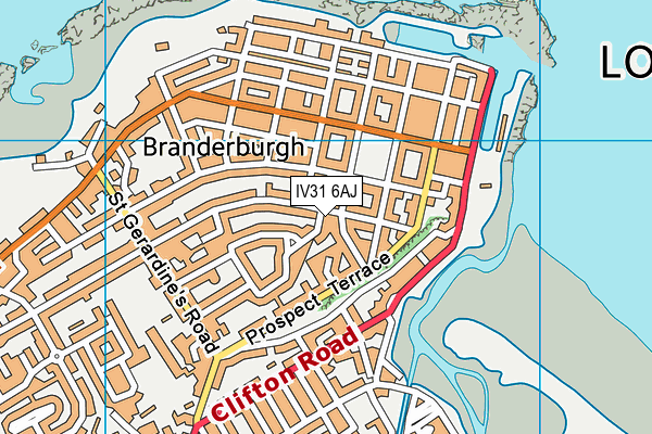 IV31 6AJ map - OS VectorMap District (Ordnance Survey)