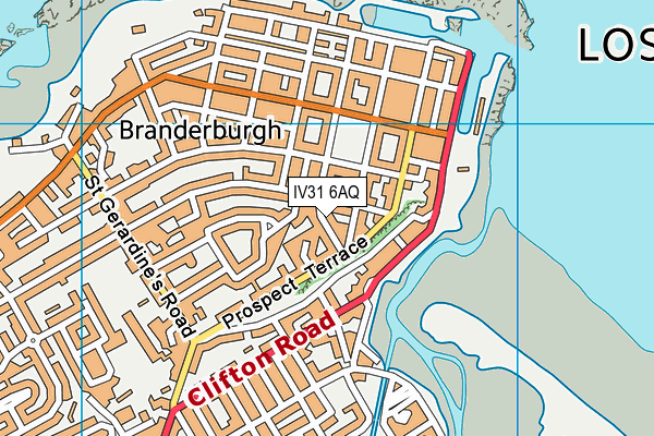 IV31 6AQ map - OS VectorMap District (Ordnance Survey)